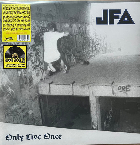 Jfa – Only Live Once (White Vinyl) 🇺🇸