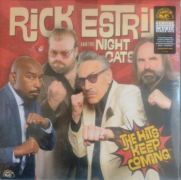 Rick & the Nightcats Estrin – Hits Keep Coming (Translucent Red Vinyl) 🇺🇸