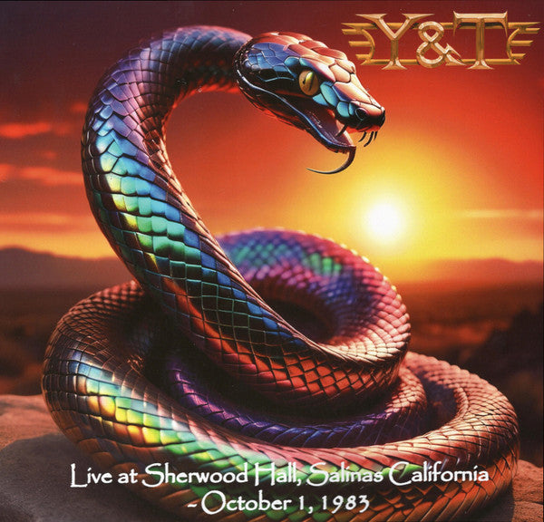 Y & T – Live at Sherwood Hall Salinas California Oct. 1 83 (Orange/yellow Vinyl) 🇺🇸