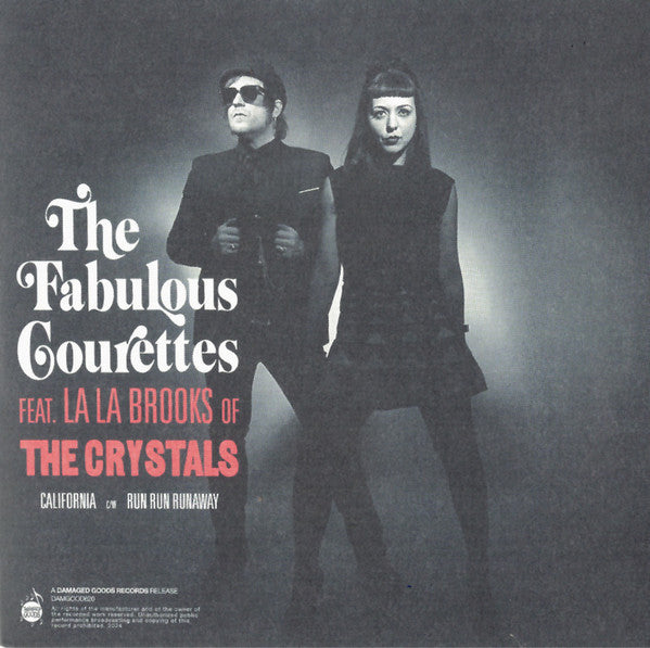 Courettes Featuring La La Brooks – California (Red Vinyl) 🇺🇸