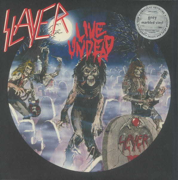 Slayer – Live Undead (Black & Grey Marble Vinyl) 🇺🇸