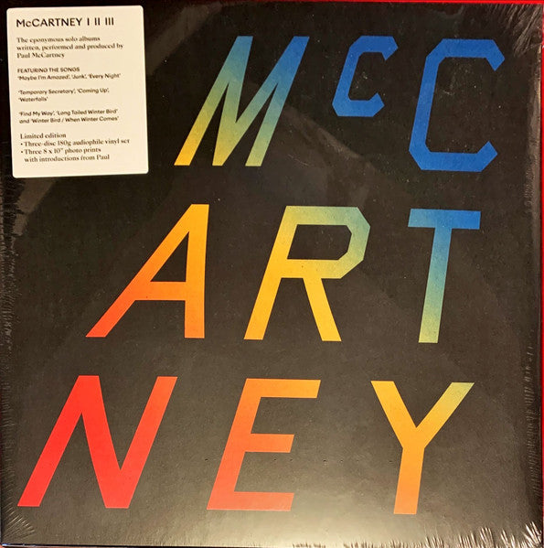 Paul McCartney – McCartney I / II / III (3LP BOX SET) 🇺🇸
