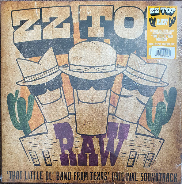 Zz Top – Raw (that Little Ol' Band from Texas OST) (Tangerine Vinyl) (I) 🇺🇸