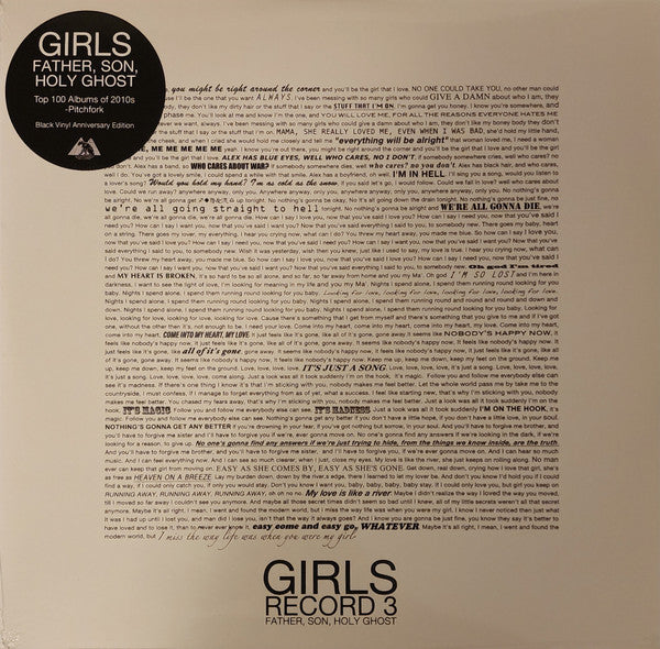 Girls – Father, Son, Holy Ghost (X) (2LP) 🇺🇸