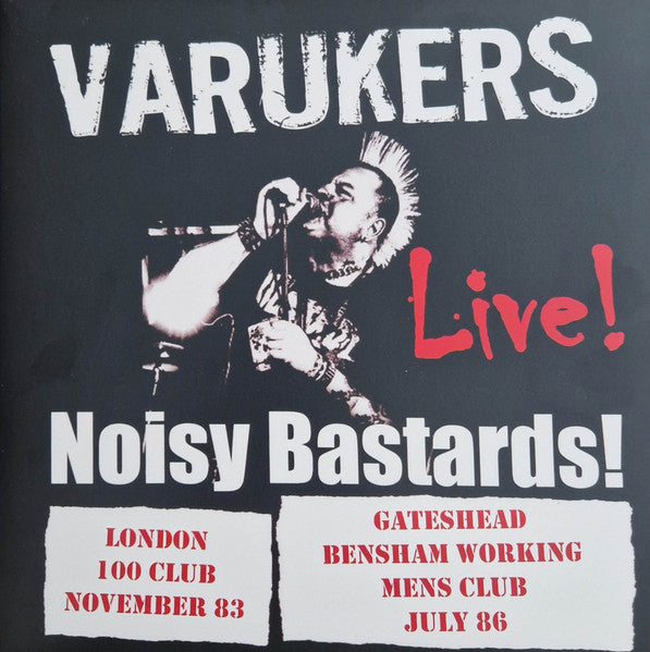Varukers – Noisy Bastards (Red Vinyl) 🇺🇸