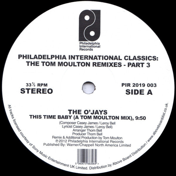 Various Artists – Philadelphia International Classics: the Tom Moulton Remixes, Part 3 (2LP) 🇺🇸