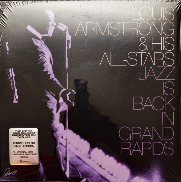 Louis & His All-stars Armstrong – Jazz is Back in Grand Rapids (Purple Vinyl/2LP) 🇺🇸