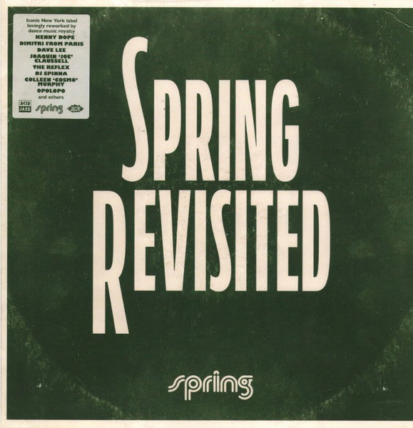 Various Artists – Spring Revisited (White/Green Vinyl/2LP) 🇺🇸
