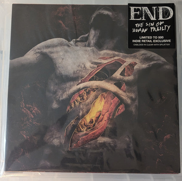 End – Sin of Human Frailty (Orange with Silver White & Black Splatter Vinyl) 🇺🇸