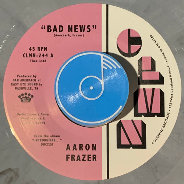 Aaron Frazer – Bad News / Done Lyin (Light Grey 7INCH) 🇺🇸