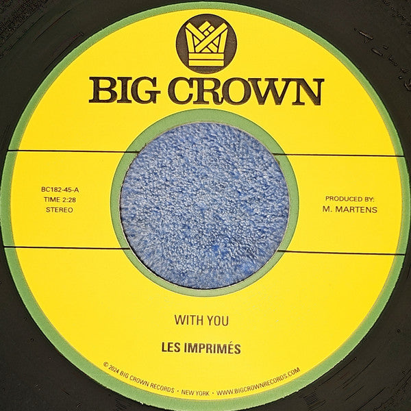 Les Imprimes – With You B/W Only Love 🇺🇸