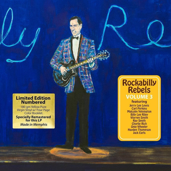 Various Artists – Rockabilly Rebels Volume 3 (180G/Yellow Vinyl/Numbered/Limited) 🇺🇸
