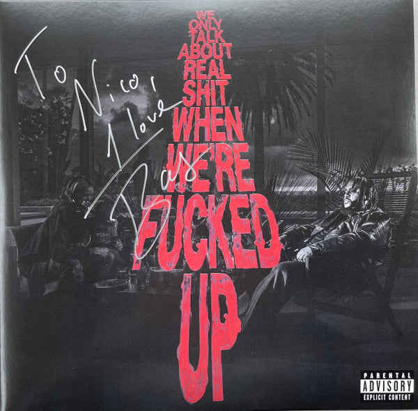 Bas – We Only Talk About Real Shit When We're Fucked up (X) (Transparent Red Vinyl/2LP) 🇺🇸