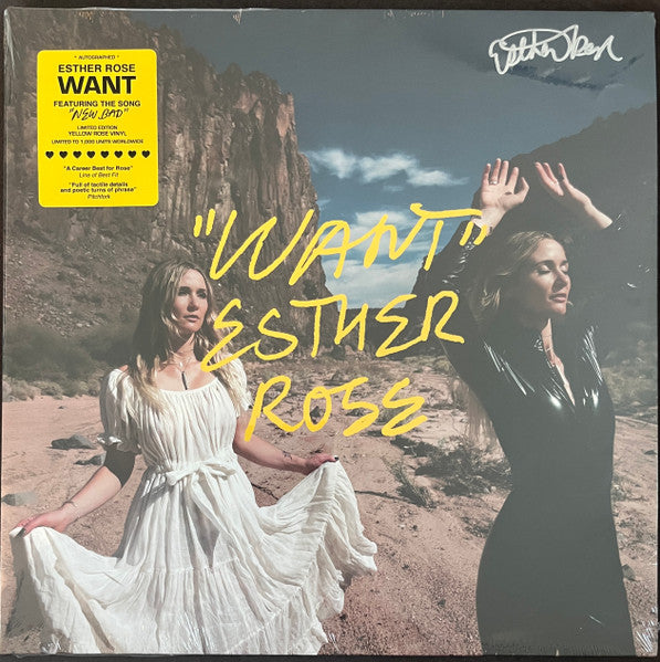 Esther Rose – Want (Signed/Yellow Vinyl) (I) 🇺🇸