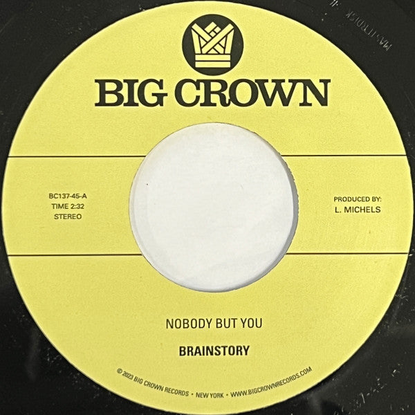 Brainstory – Nobody but You B/W Gift of Life 🇺🇸
