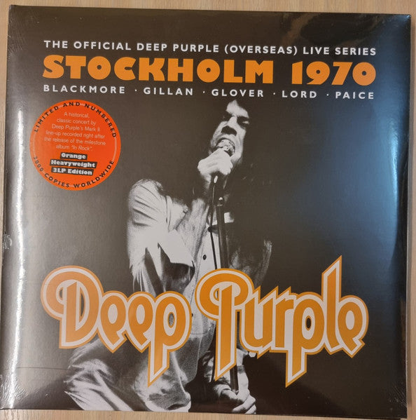 Deep Purple – Stockholm 1970 (Orange Vinyl/3Lp) 🇺🇸