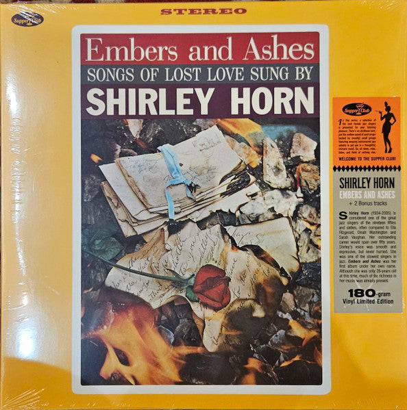 Shirley Horn – Embers & Ashes 🇺🇸