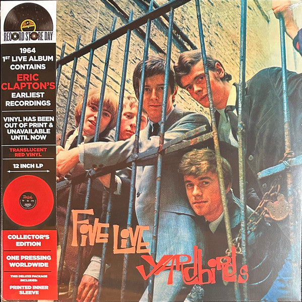 Yardbirds – Five Live Yardbirds (Transcluent Red Vinyl) (RSD) 🇺🇸