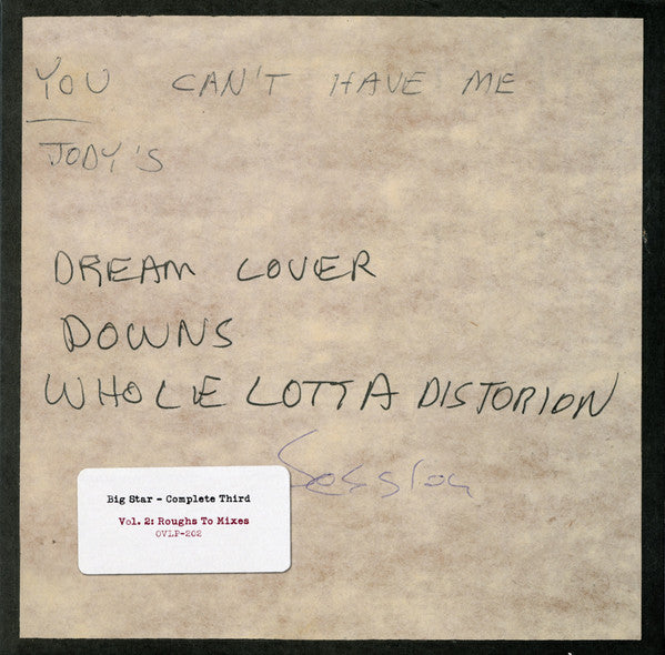 Big Star – Complete Third: Vol.2: Roughs to Mixes (2LP/DL Card) 🇺🇸