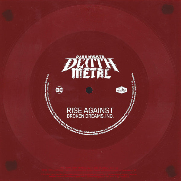 Rise Against – Broken Dreams, Inc. (Dc - Dark Nights: Death Metal Version) (Red 7INCH) (I) 🇺🇸