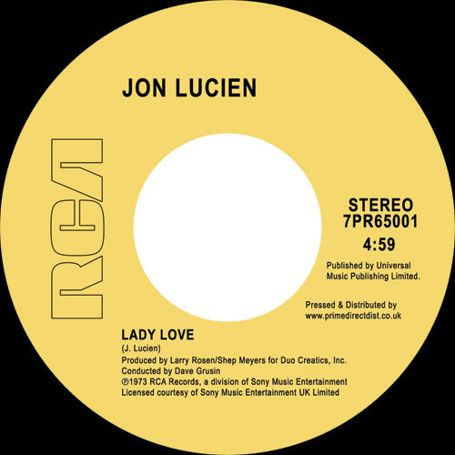 Jon Lucien – Lady Love / Love Everlasting 🇺🇸