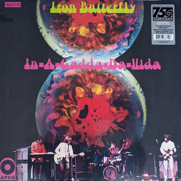 Iron Butterfly – In-A-Gadda-Da-Vida (Crystal Clear Diamond Vinyl) (Rocktober) (Atl75) 🇺🇸