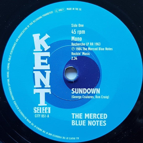 Merced Blue Notes – Sundown/Whole Lotta Something 🇺🇸