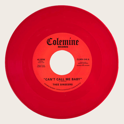 Thee Sinseers – Can't Call Me Baby / Take a Chance (Opaque Red 7INCH) 🇺🇸