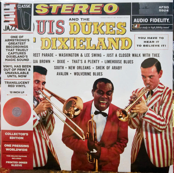 Louis Armstrong – Louis Armstrong & the Dukes of Dixieland (Red Vinyl/Deluxe) 🇺🇸