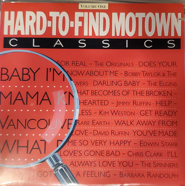 Various – Big Motown Hits And Hard To Find Classics - Volume 1 (Usado)