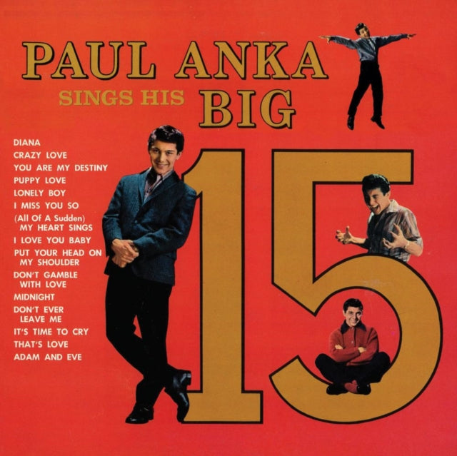 Paul Anka – Paul Anka Sings His Big 15 (Gold Vinyl) 🇺🇸