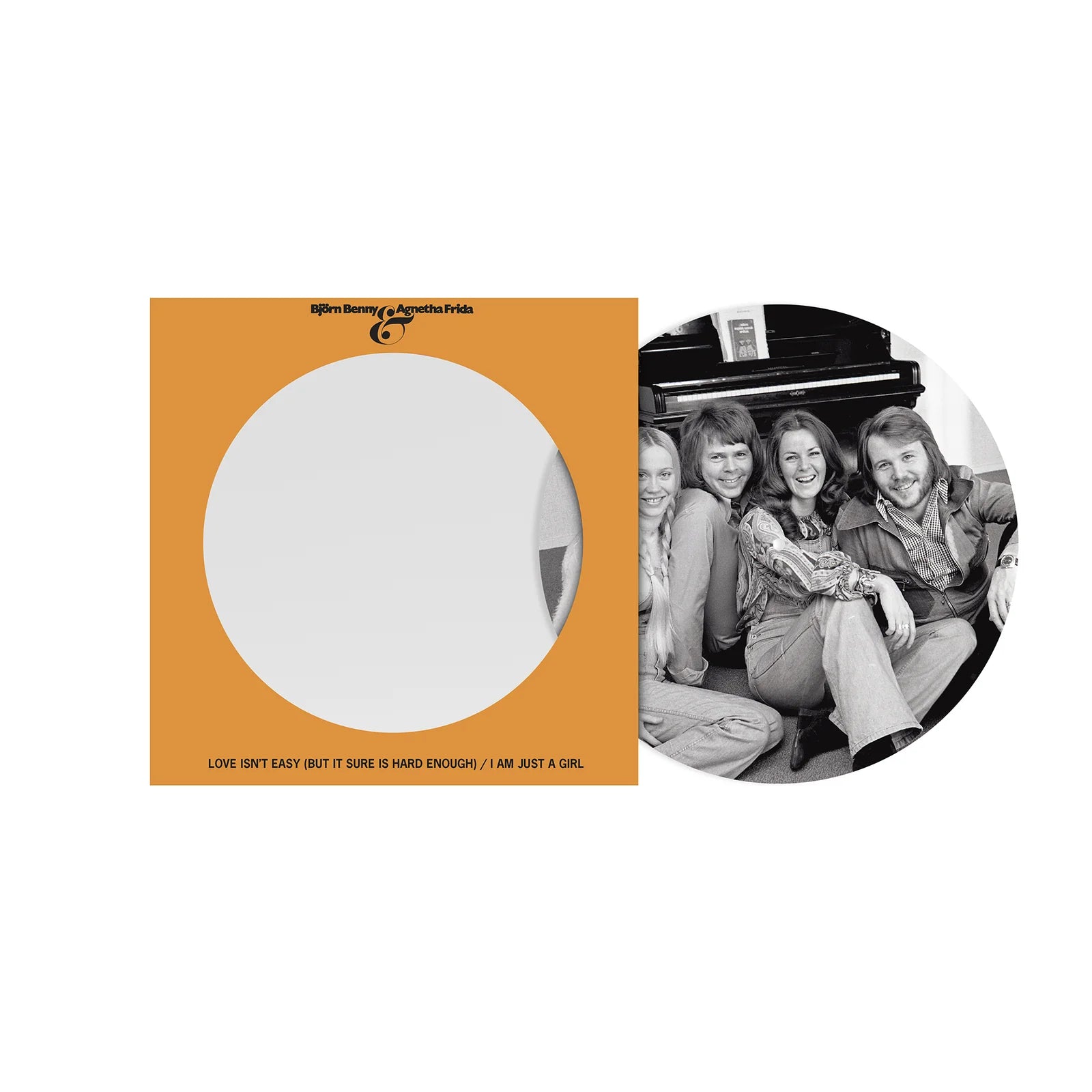 ABjörn & Benny, Agnetha & Frida (ABBA) – Love Isn’t Easy (But It Sure Is Hard Enough) / I Am Just A Girl [7" Limited Edition Picture Disc] 🇺🇸