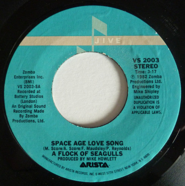 Flock Of Seagulls (A) – Space Age Love Song [7", 45 RPM, Single] (Usado)