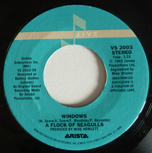 Flock Of Seagulls (A) – Space Age Love Song [7", 45 RPM, Single] (Usado)