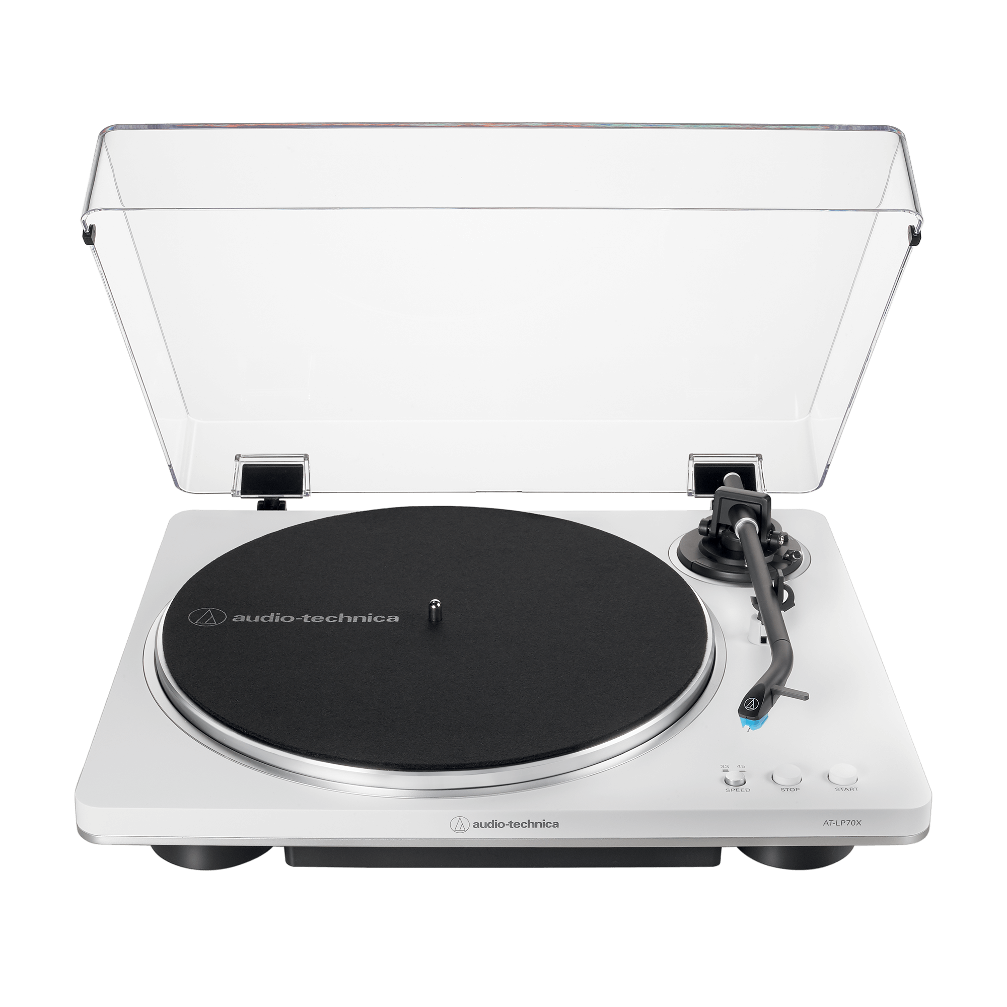Tornamesa Audiotechnica AT-LP70X-WS (Blanco/Plata)