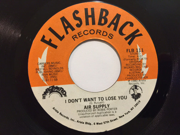 Air Supply – Lost In Love [7" 45 RPM Single] (Usado)