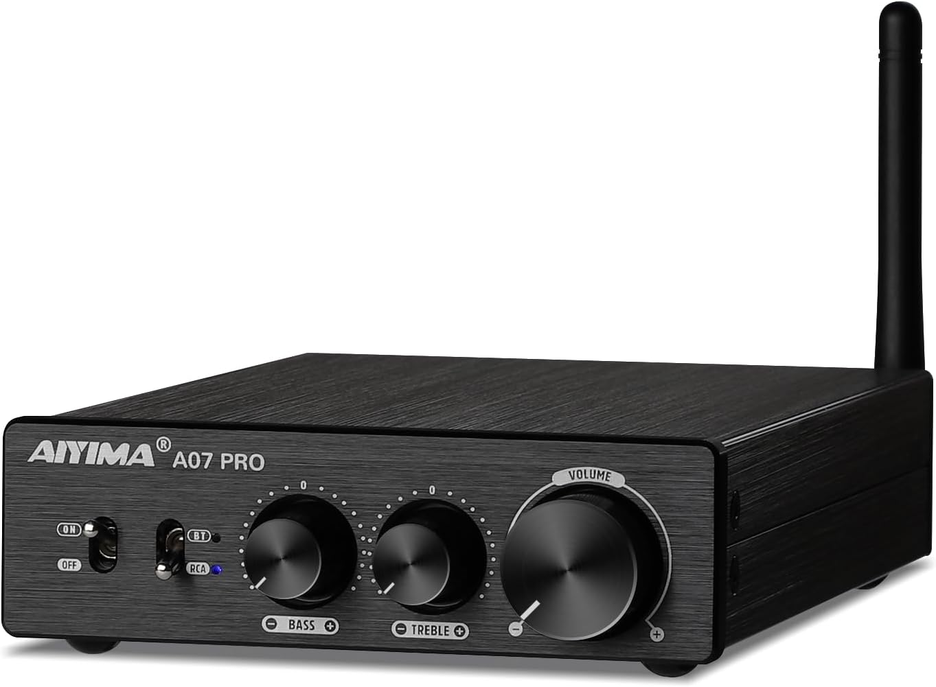 Amplificador para parlantes pasivos AIYIMA A07 Pro con receptor Bluetooth (Usado)