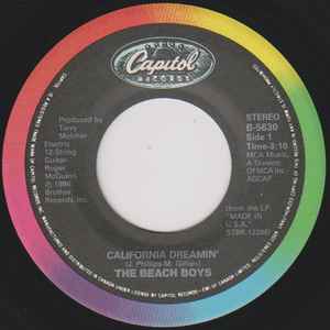 Beach Boys (The) ‎– California Dreamin' [7" 45 RPM Single] (Usado)