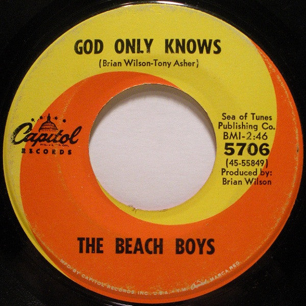 Beach Boys (The) – Wouldn't It Be Nice / God Only Knows [7" Single 45 RPM] (Usado)