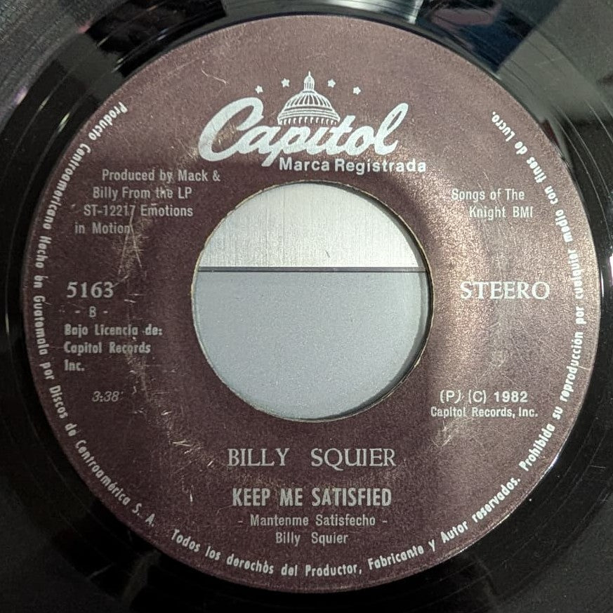 Billy Squier – Everybody Wants You [7" Single] (Usado)