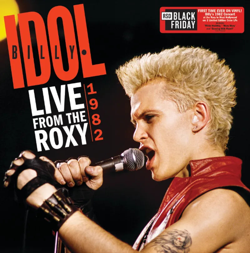 Billy Idol - Live From The Roxy 1982 (Translucent Red Smoke Vinyl/2LP) [RSD Black Friday 26 - Lanzamiento 27 Nov] 🇺🇸