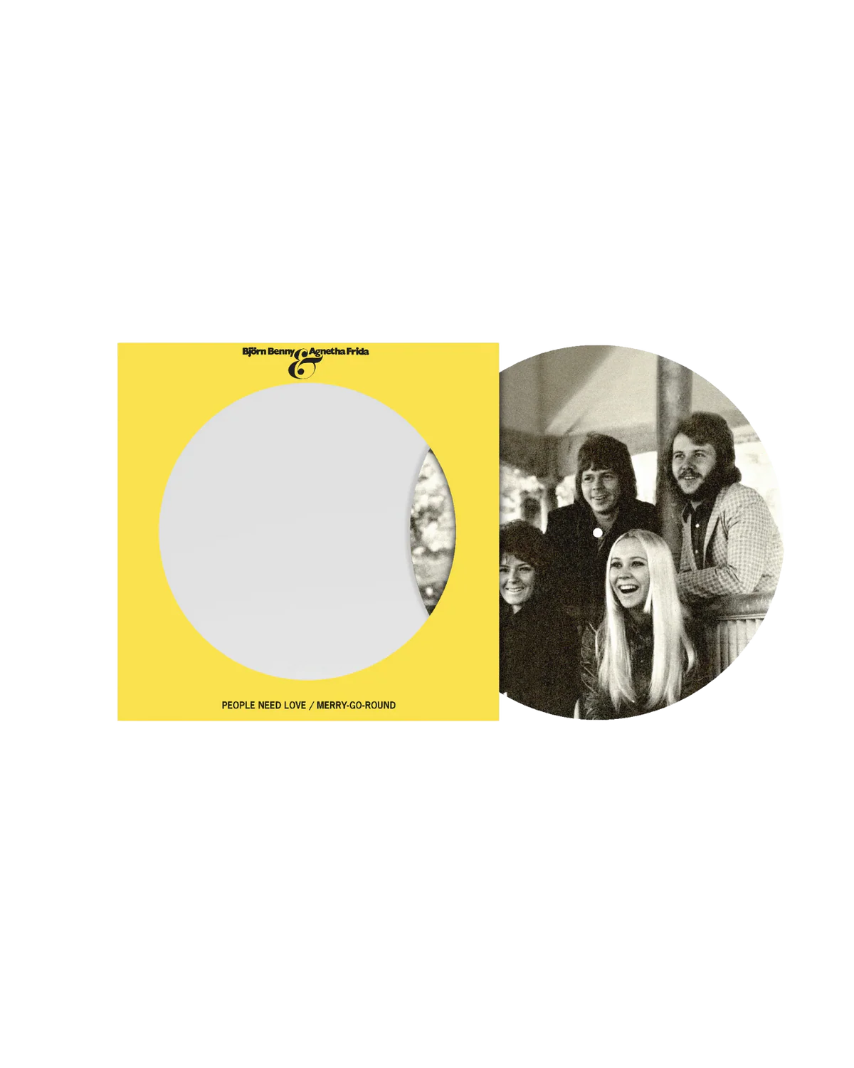 Björn & Benny, Agnetha & Frida (ABBA) – People Need Love / Merry-Go-Round [7" 45 RPM Limited Edition Picture Disc] 🇺🇸