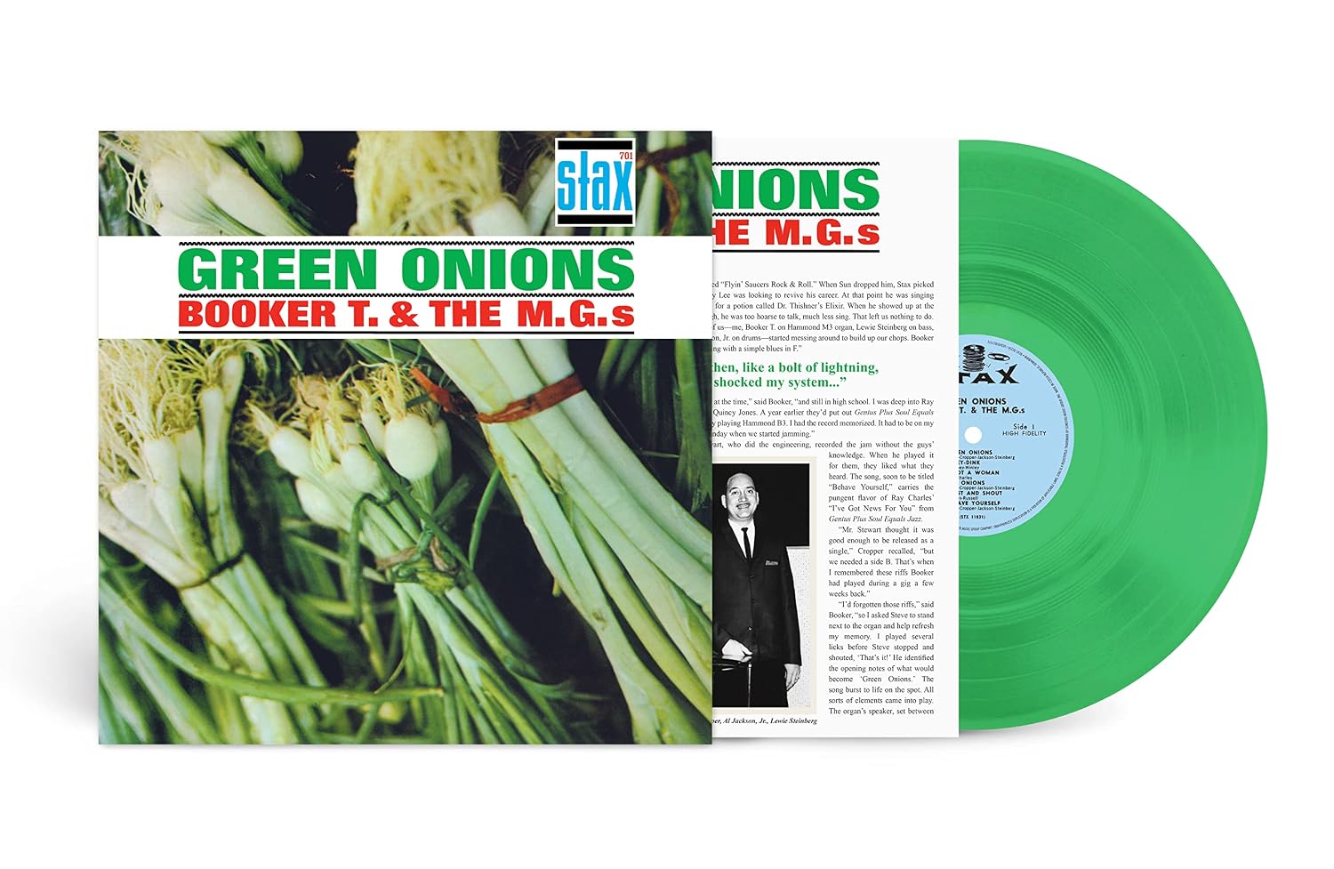 Booker T. & The M.G.s ‎– Green Onions [60th Anniversary Deluxe Edition Green Vinyl]