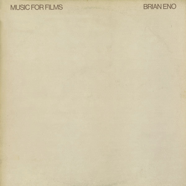 Brian Eno – Music For Films (Usado)
