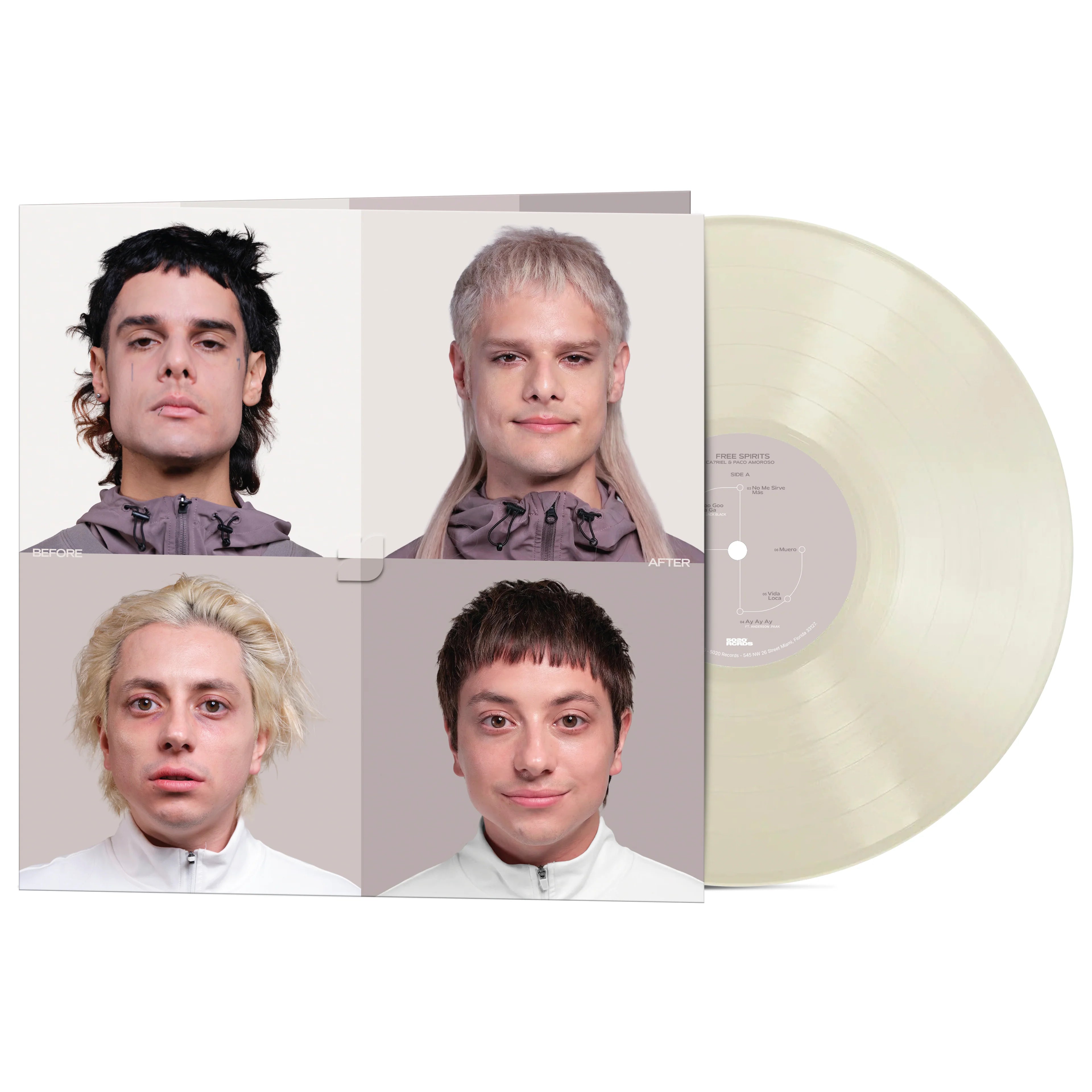 CA7RIEL & Paco Amoroso – FREE SPIRITS [Milky Clear Vinyl] (Pre-orden 22/10/2026)