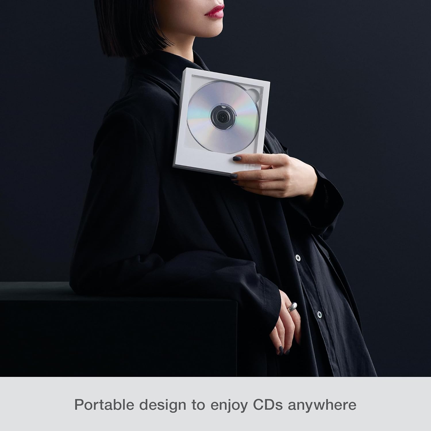 Reproductor de CDs portátil Instant Disc Audio Cp1 de km5 (Hecho en Japón)