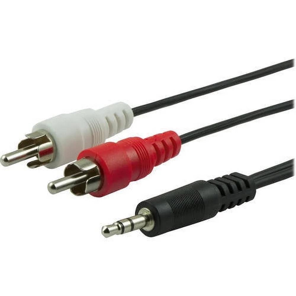 Cable de audio con un minienchufe de 3.5mm a dos enchufes tipo RCA (Audio adaptador en "Y")