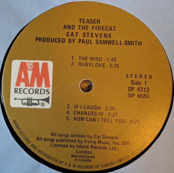 Cat Stevens – Teaser And The Firecat (Usado)