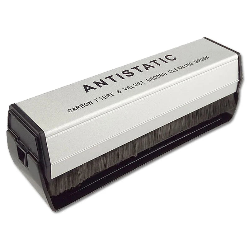 Cepillo de fibra de carbono y terciopelo para discos de vinilo GOKA