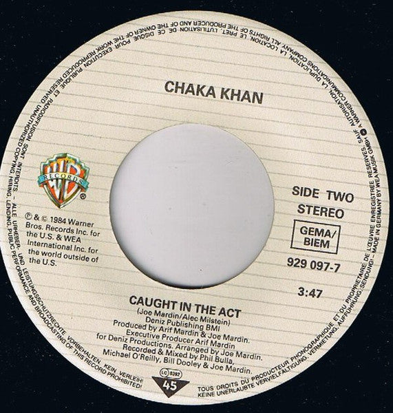 Chaka Khan – This Is My Night [7" 45 RPM Single] (Usado)
